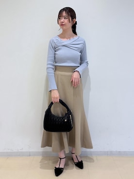 「アイテム（バレッタ/ヘアクリップ）」を使った、yukm22さん（レディース・163cm・20代）の秋コーディネート