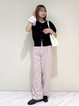 「Juze（ジュゼ）のアイテム」を使った、コウさん（レディース・152cm）の春コーディネート