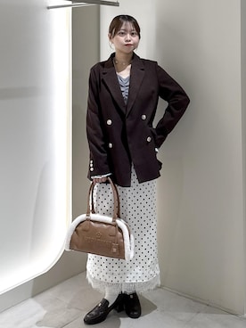 「MARY QUANT（マリークワント）のアイテム」を使った、コウさん（レディース・152cm）の秋コーディネート