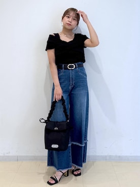 「アイテム（チョーカー）」を使った、コウさん（レディース・153cm・20代）の夏コーディネート