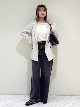 「Juze（ジュゼ）のアイテム」を使った、コウさん（レディース・152cm）の春コーディネート