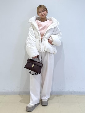 「VIS（ビス）のアイテム（トップス）」を使った、コウさん（レディース・153cm）の冬コーディネート