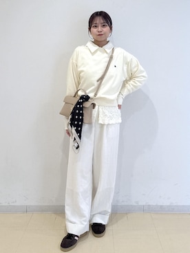 「VIS（ビス）のアイテム（バッグ）」を使った、コウさん（レディース・153cm）の春コーディネート