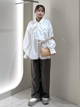 「VIS（ビス）のアイテム（トップス）」を使った、コウさん（レディース・152cm）の秋コーディネート