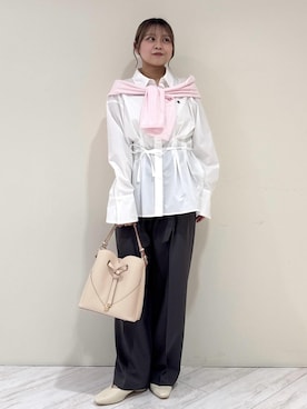 「POLO BCS（ポロ ビーシーエス）のアイテム」を使った、コウさん（レディース・152cm）の春コーディネート