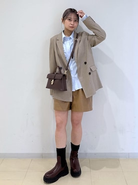 コウさん（レディース・153cm）の冬コーディネート