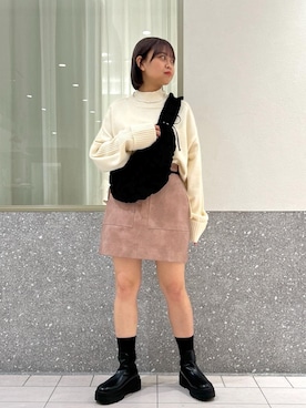 「アイテム（シューズ）」を使った、コウさん（レディース・153cm・10代）の秋コーディネート