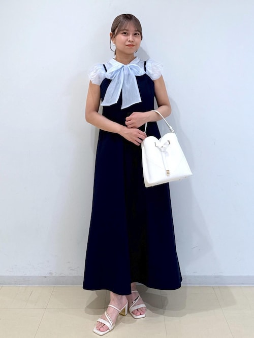 POLO BCS】VIS別注フロントボタンツイルワンピース（ワンピース