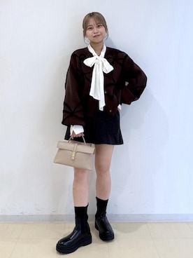 「VIS（ビス）のアイテム」を使った、コウさん（レディース・153cm）の秋コーディネート