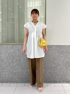 「アイテム（キャミソール）」を使った、コウさん（レディース・153cm・10代）の夏コーディネート