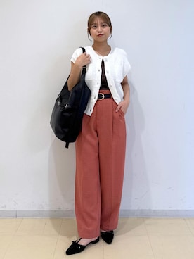 「アイテム（キャミソール）」を使った、コウさん（レディース・153cm・20代）の夏コーディネート
