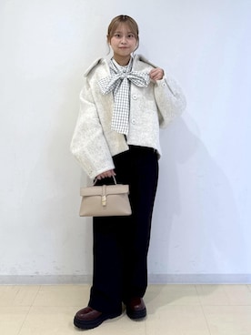 「アイテム（ブルゾン）」を使った、コウさん（レディース・153cm・20代）の秋コーディネート