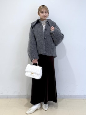 「Juze（ジュゼ）のアイテム」を使った、コウさん（レディース・153cm）の冬コーディネート