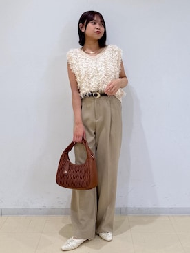 「VIS（ビス）のアイテム」を使った、コウさん（レディース・153cm）の秋コーディネート
