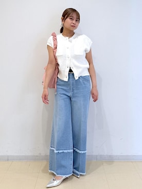 「VIS（ビス）のアイテム」を使った、コウさん（レディース・153cm）の夏コーディネート