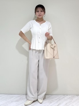 「VIS（ビス）のアイテム（トップス）」を使った、コウさん（レディース・152cm）の春コーディネート