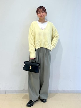 「Juze（ジュゼ）のアイテム」を使った、コウさん（レディース・153cm）の春コーディネート