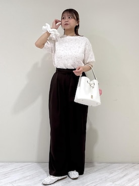 「VIS（ビス）のアイテム（アクセサリー）」を使った、コウさん（レディース・152cm）の夏コーディネート