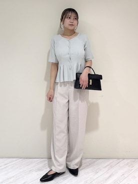 「VIS（ビス）のアイテム（トップス）」を使った、コウさん（レディース・152cm）の春コーディネート