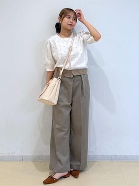 「アイテム（パンプス）」を使った、コウさん（レディース・153cm・20代）の秋コーディネート