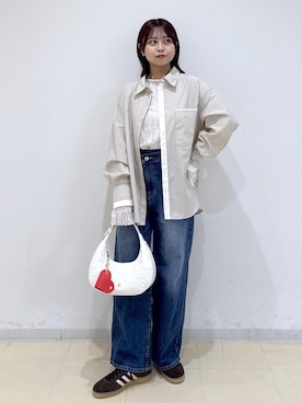 「VIS（ビス）のアイテム（トップス）」を使った、コウさん（レディース・153cm）の春コーディネート