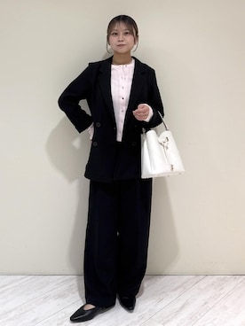 「VIS（ビス）のアイテム（トップス）」を使った、コウさん（レディース・152cm）の春コーディネート