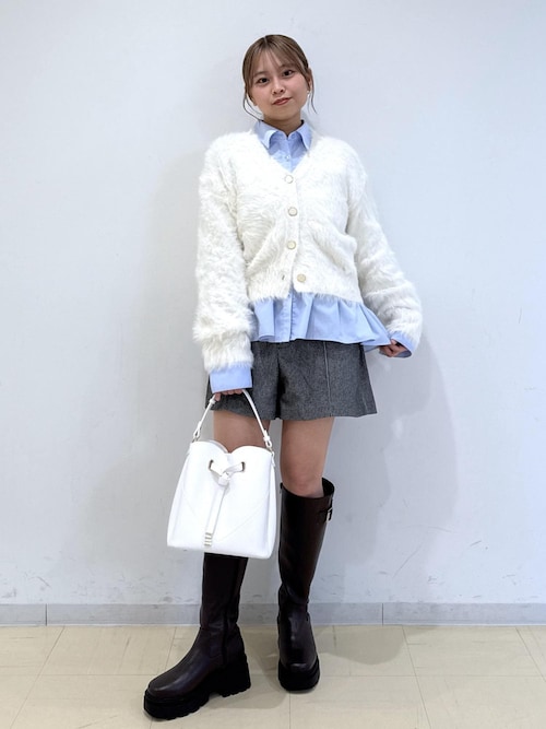 サイドバックルタンクソールロングブーツ（ブーツ）｜Juze（ジュゼ）の