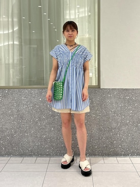 「アイテム（キャミソール）」を使った、コウさん（レディース・153cm・10代）の夏コーディネート