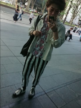 「MARGARET HOWELL（マーガレットハウエル）のアイテム（ジャケット/アウター）」を使った、鷹さん（メンズ・175cm）の夏コーディネート