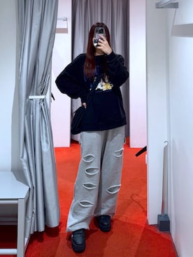 「NOT4NERD（ノットフォーナード）のアイテム」を使った、ﾕｷﾉさん（レディース・158cm）の冬コーディネート