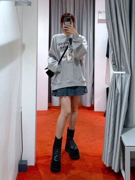 「ALAND（エーランド）のアイテム」を使った、ﾕｷﾉさん（レディース・158cm）の秋コーディネート