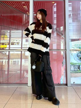 「AMESWORLDWIDE（アメスワールドワイド）のアイテム（帽子）」を使った、ﾕｷﾉさん（レディース・158cm）の秋コーディネート