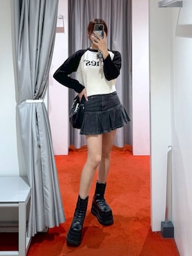 「ALAND（エーランド）のアイテム」を使った、ﾕｷﾉさん（レディース・158cm）の秋コーディネート