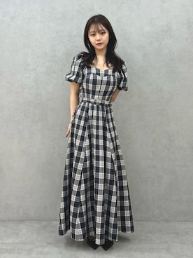 「アイテム（パンプス）」を使った、MAYUさん（レディース・150cm）の夏コーディネート
