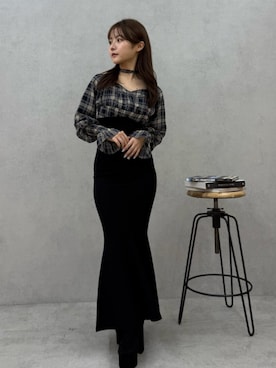 「RESEXXY（リゼクシー）のアイテム（ワンピース）」を使った、MAYUさん（レディース・150cm）の秋コーディネート