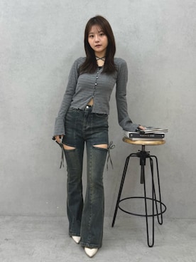 「アイテム（パンプス）」を使った、MAYUさん（レディース・150cm）の秋コーディネート