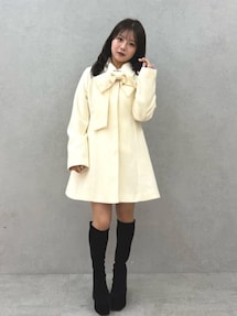 ビッグリボンミディコート【完売カラーは品番：1526100148で販売中