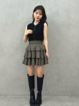 「アイテム（その他トップス）」を使った、MAYUさん（レディース・150cm）の夏コーディネート