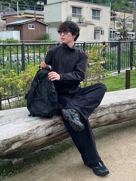 「アイテム（ボディバッグ/ウエストポーチ）」を使った、keita_earthさん（メンズ・176cm）の秋コーディネート