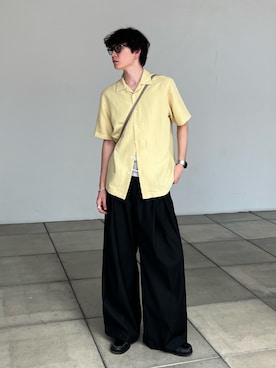 「アイテム（ローファー）」を使った、keita_earthさん（メンズ・176cm）の夏コーディネート