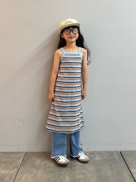 「アイテム（ワンピース/ドレス）」を使った、おひなさん（キッズ・124cm）の夏コーディネート