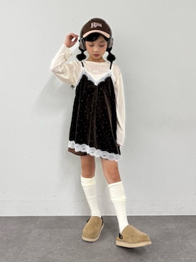 おひなさん(キッズ・130cm)の秋コーディネート