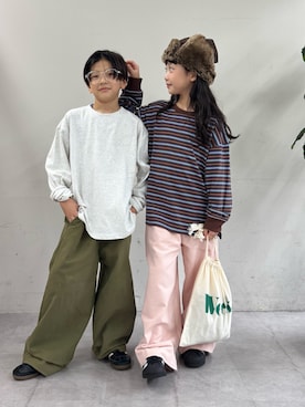 「キッズ」｜おひなさん（キッズ・130cm）の秋コーディネート