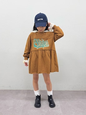 おひなさん（キッズ・124cm）の秋コーディネート