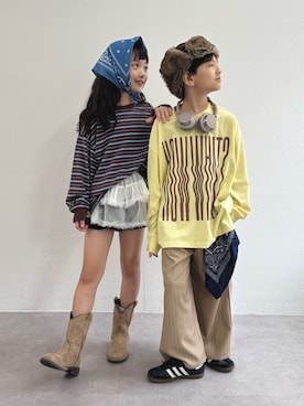 おひなさん(キッズ・130cm)の夏コーディネート