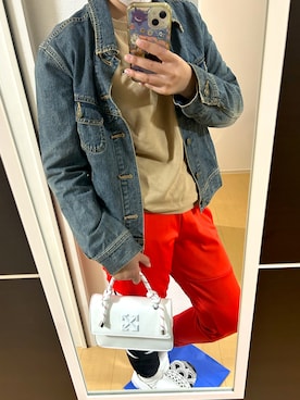 「off white（オフホワイト）のアイテム」を使った、kurutukiさん（レディース・157cm）の夏コーディネート