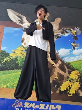 「アイテム（トップス）」を使った、すくもだけんたさん（メンズ・173cm）の夏コーディネート