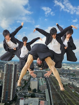「アイテム（パンツ）」を使った、すくもだけんたさん（メンズ・173cm）の夏コーディネート