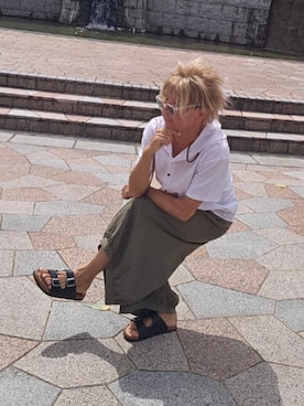 「アイテム（シューズ）」を使った、すくもだけんたさん（メンズ・173cm）の夏コーディネート