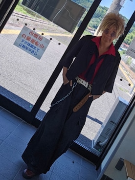 「アイテム（パンツ）」を使った、すくもだけんたさん（メンズ・173cm）の夏コーディネート